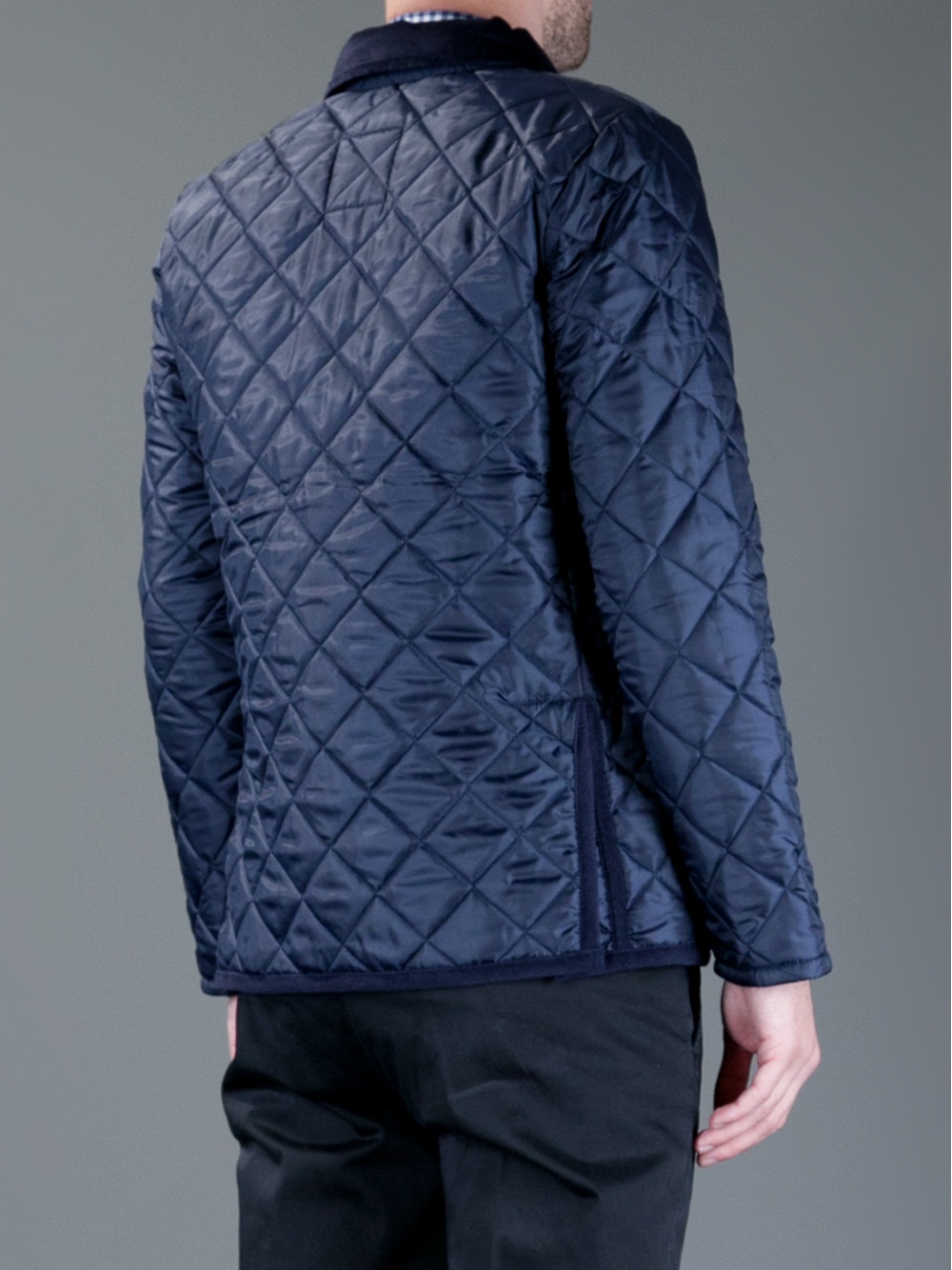 Lyst Lavenham Quilted Jacket in Blue for Men