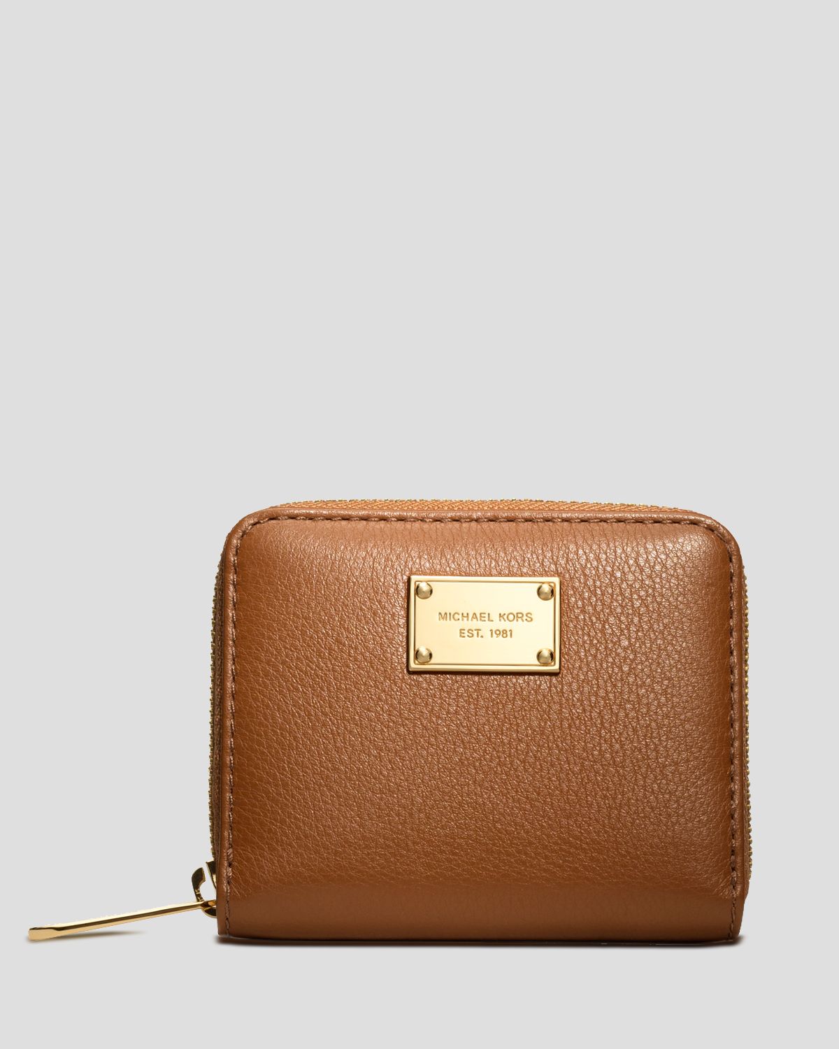 MK wallet brown