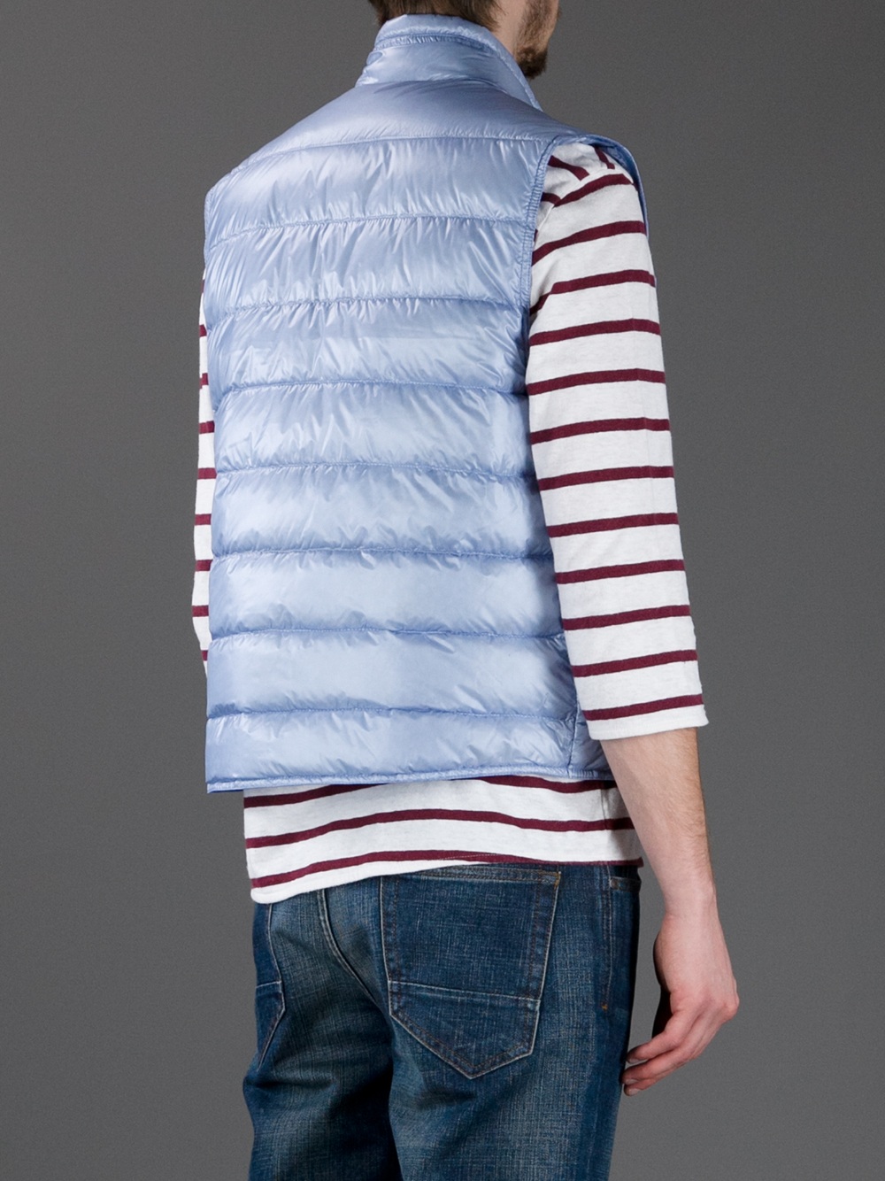 Moncler Gui Gilet in Blue for Men Lyst