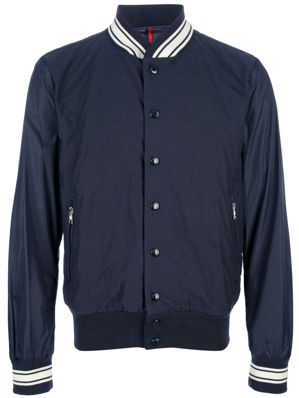 Moncler Varsity Jacket in Blue for Men | Lyst