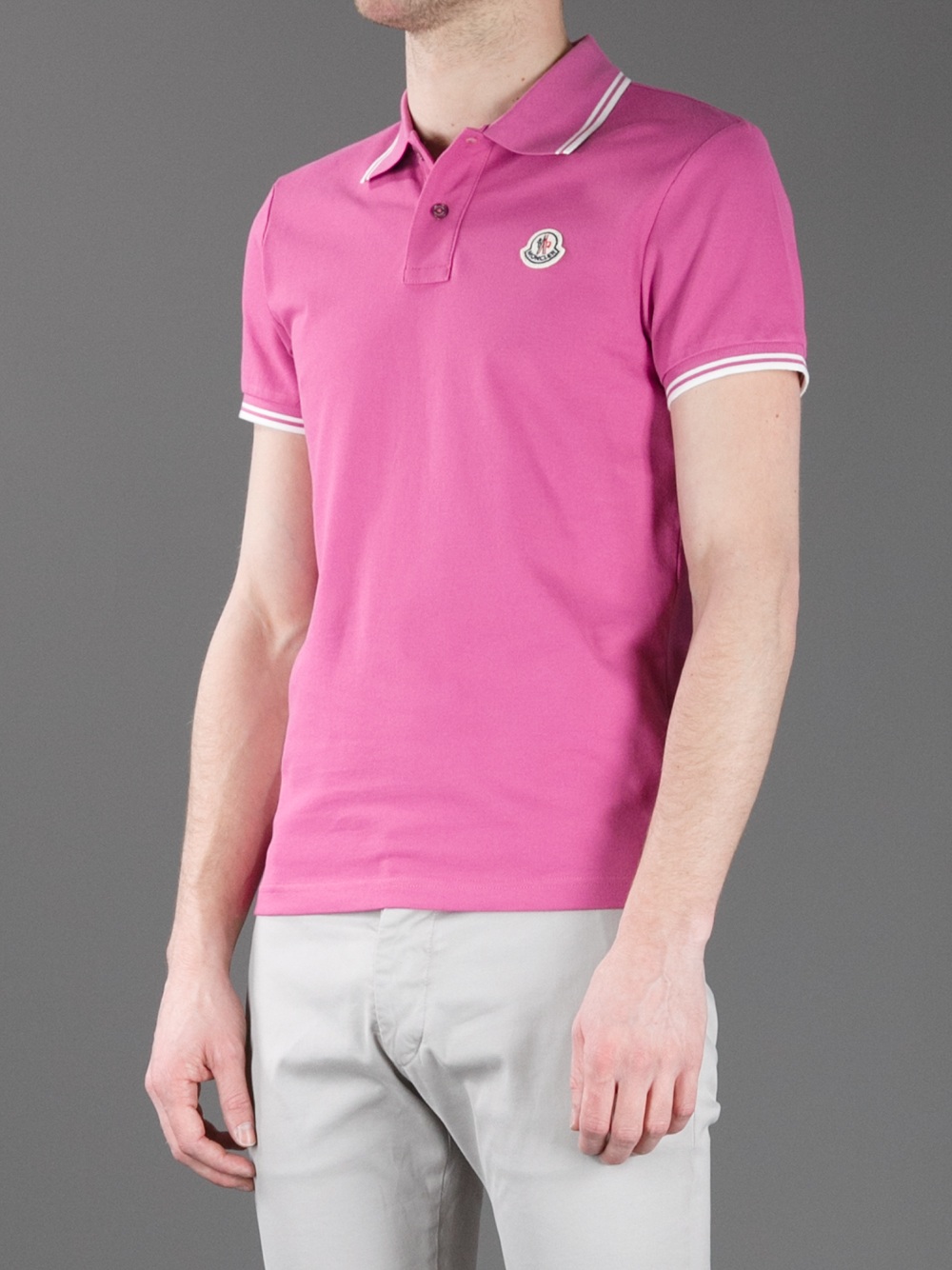 pink moncler t shirt