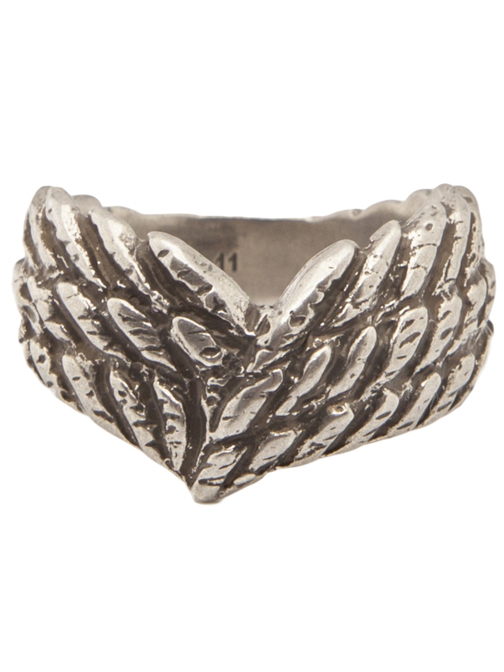 Saint Laurent Wings Ring in Silver (Metallic) for Men | Lyst