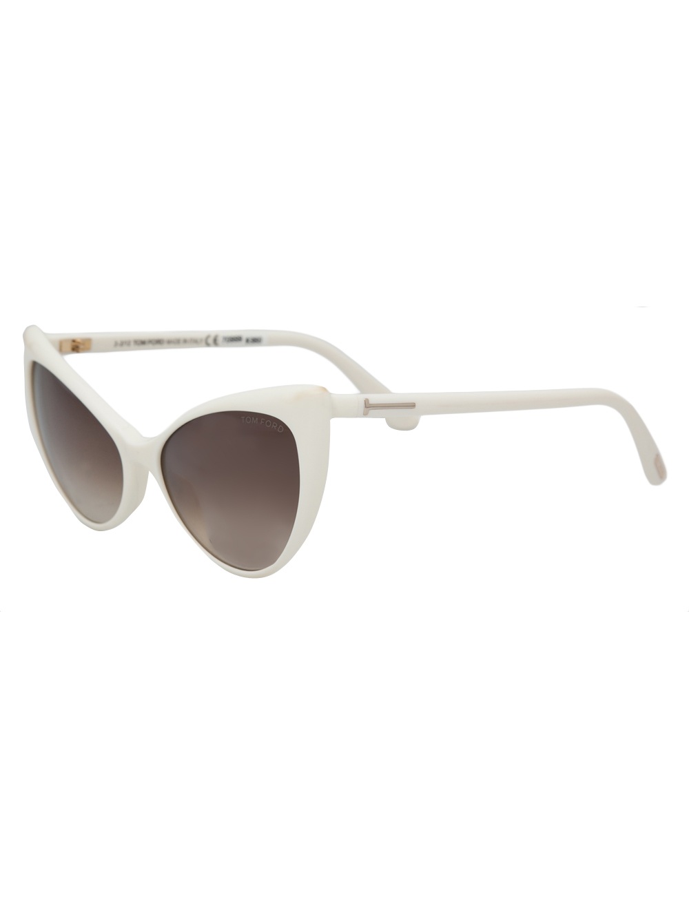 Tom Ford Nikita Sunglasses in White | Lyst