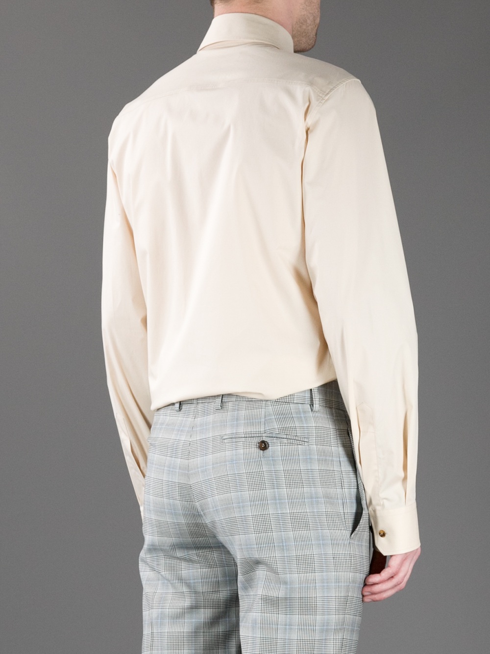 vivienne westwood 3 button shirt black