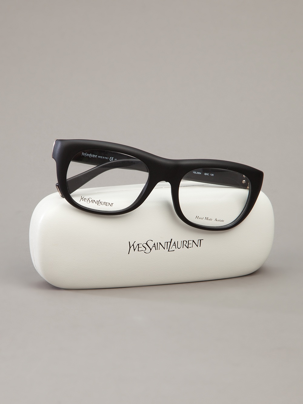 Saint Laurent Thick Frame Glasses in Black for Men | Lyst