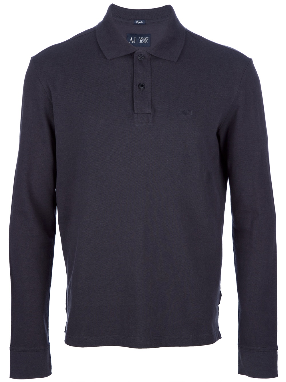 Armani Jeans Long Sleeve Polo Shirt in Navy (Blue) for Men - Lyst