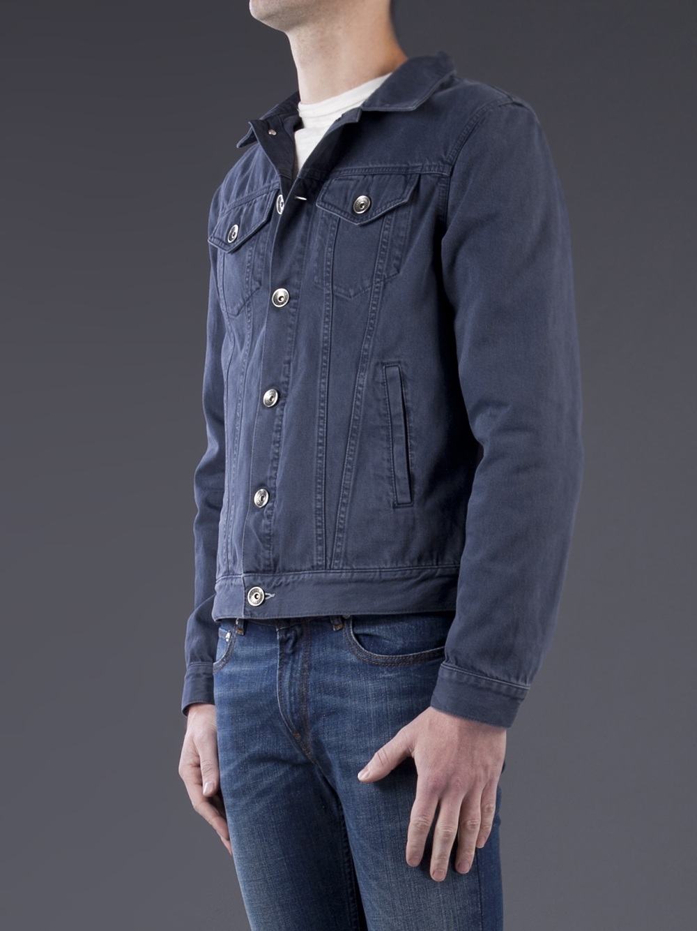 Brunello Cucinelli Denim Jacket in Blue 