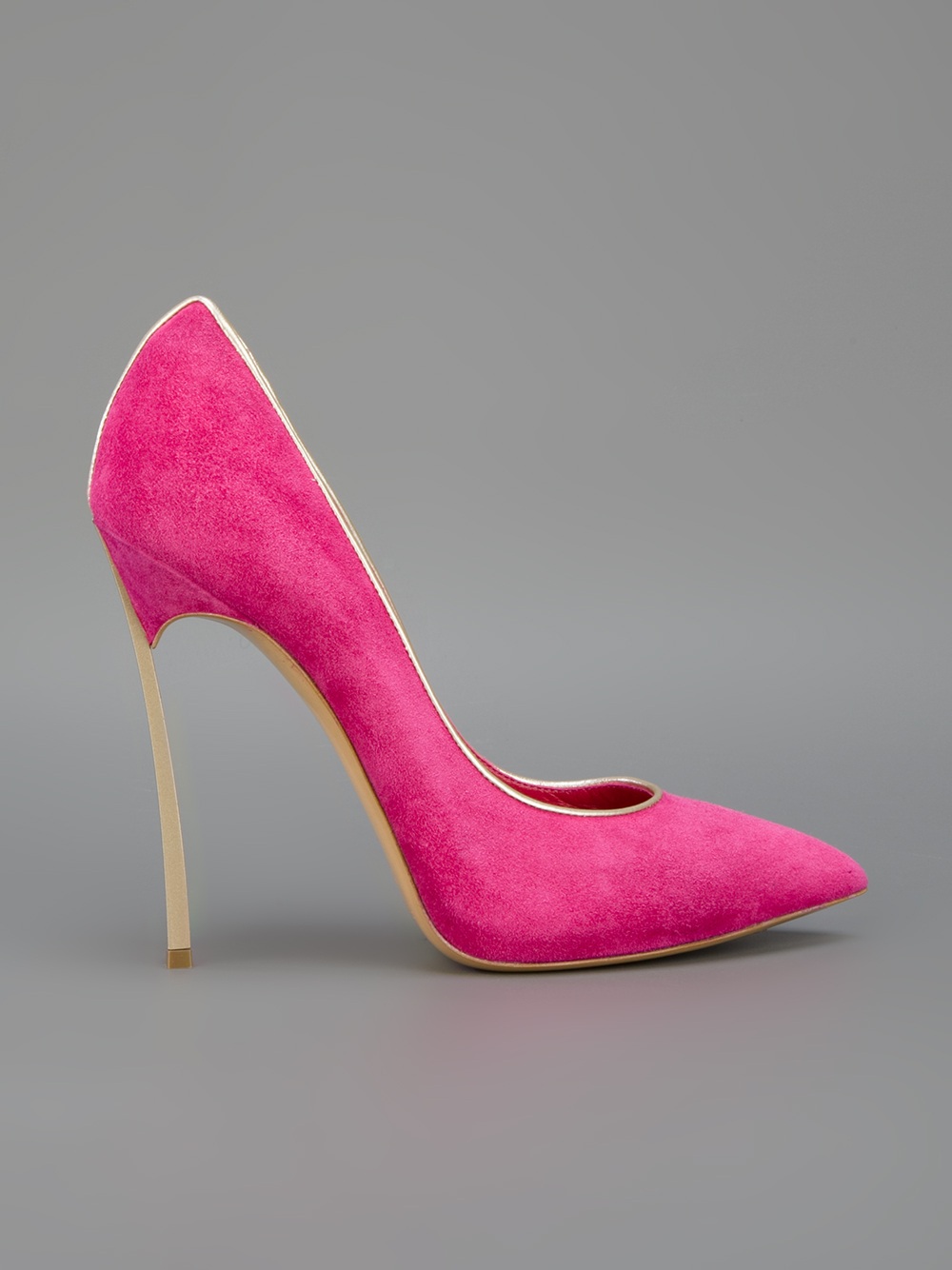 pink pointed block heels