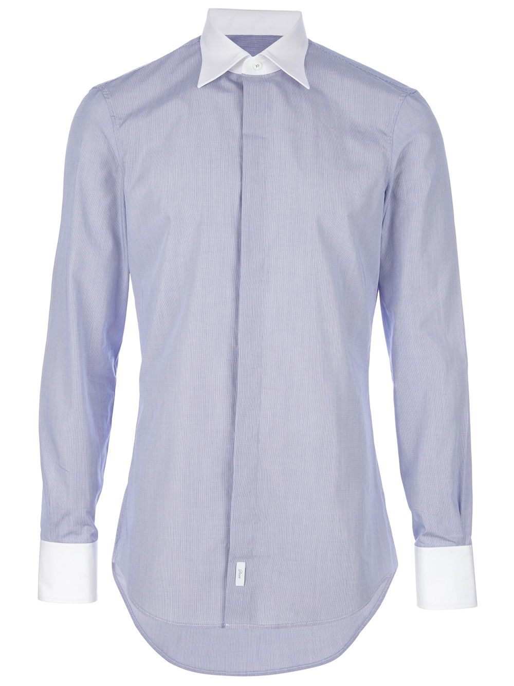 DSquared² Contrast Collar Shirt in Blue for Men Lyst