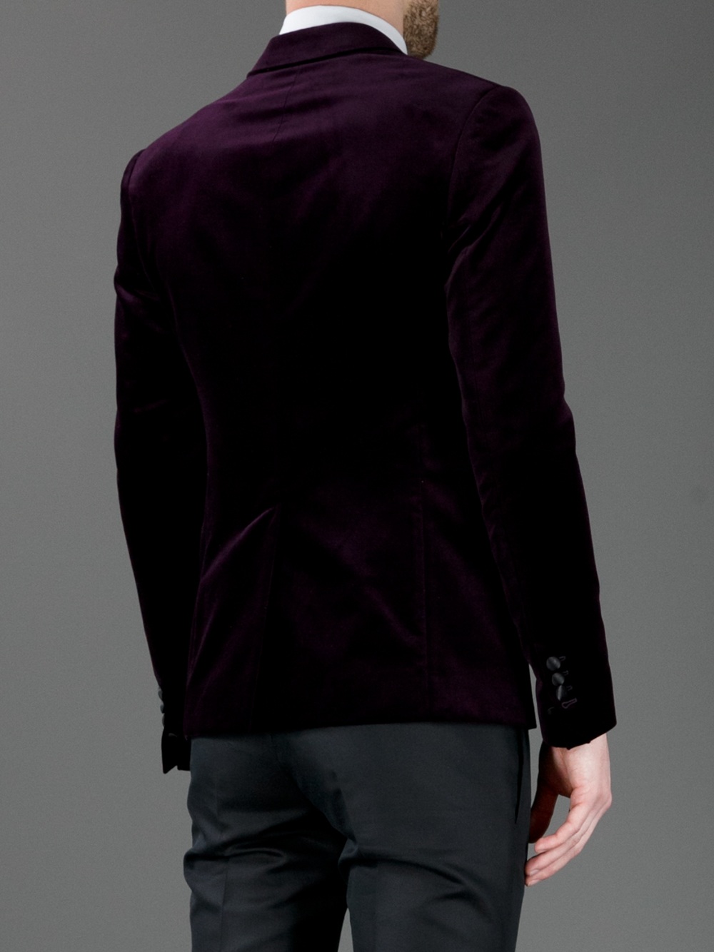 Lyst - Dsquared² Velvet Evening Jacket in Purple for Men