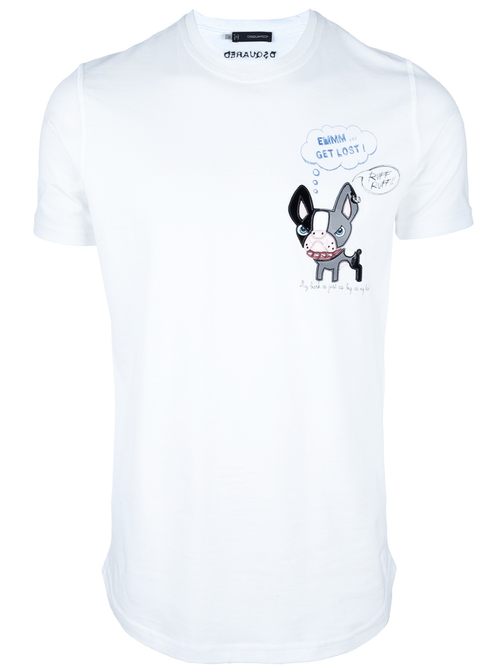 DSquared² Bulldog T-Shirt in White for Men - Lyst
