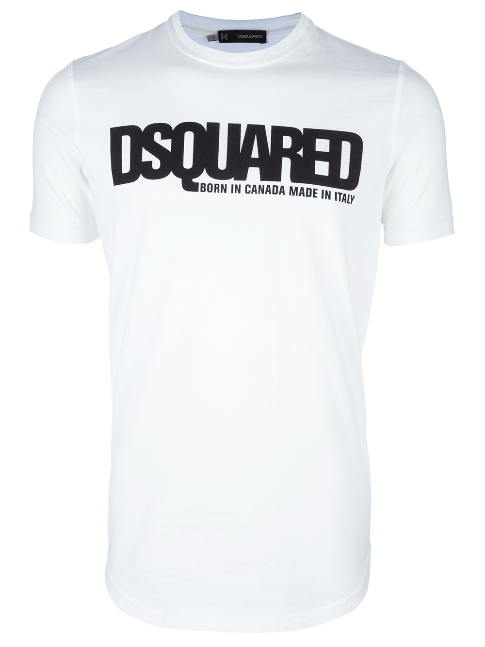 Dsquared t shirt born in canada made in italy velour homecoming