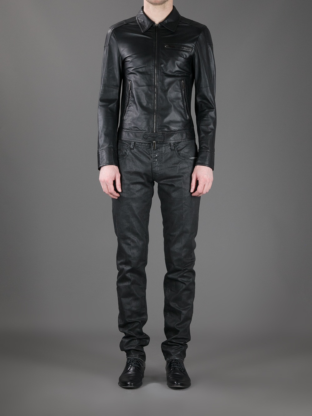 Emporio Armani Johnny Slim Fit Jean in Black for Men | Lyst