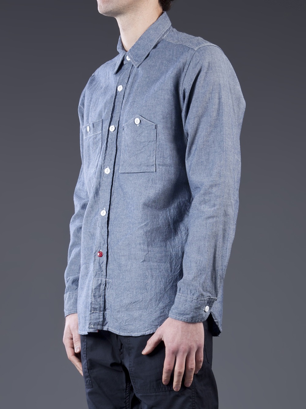 Engineered Garments Work Shirt in Blue for Men | Lyst