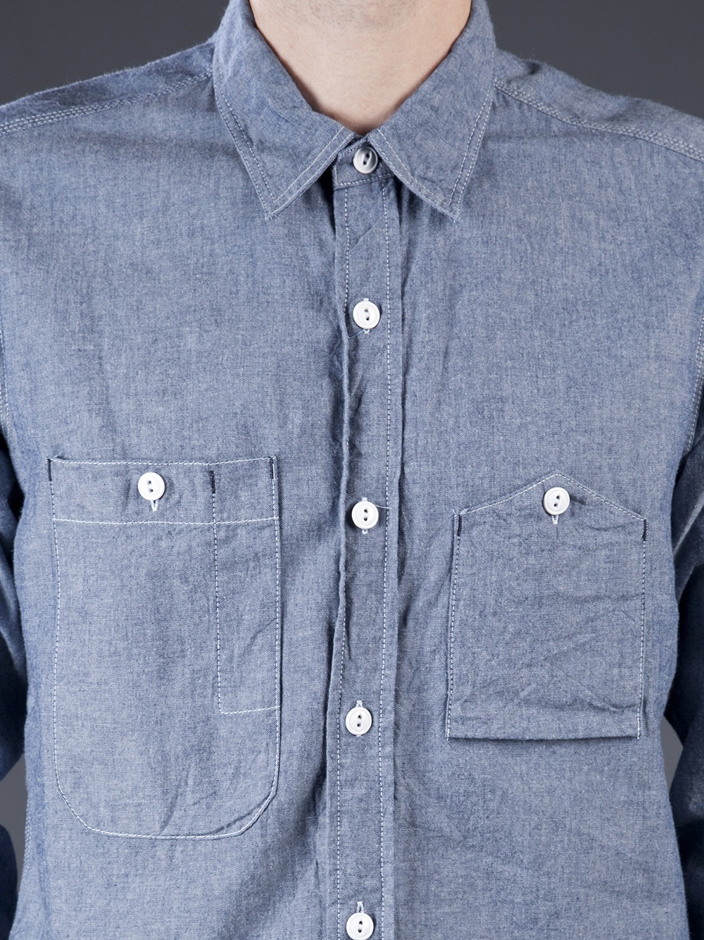 Engineered Garments Work Shirt in Blue for Men - Lyst
