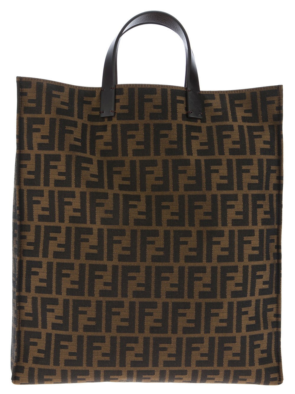fendi shopper bag monogram