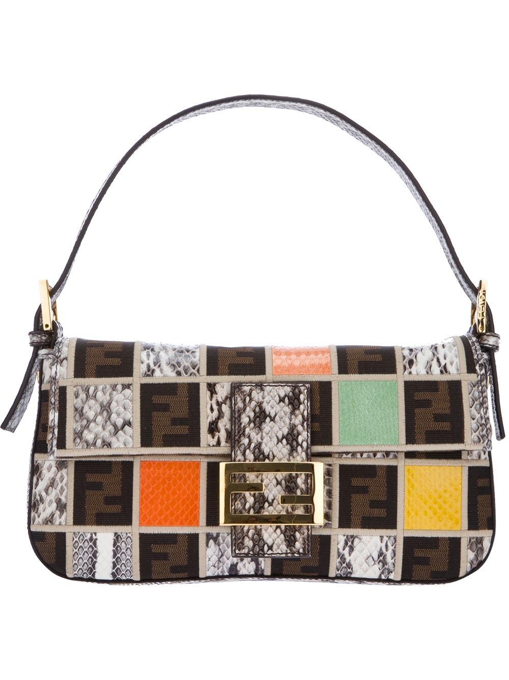 fendi patchwork bag