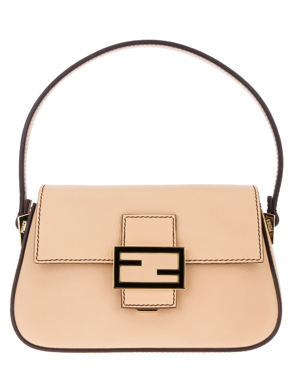 Fendi Baguette Mini Leather Shoulder Bag