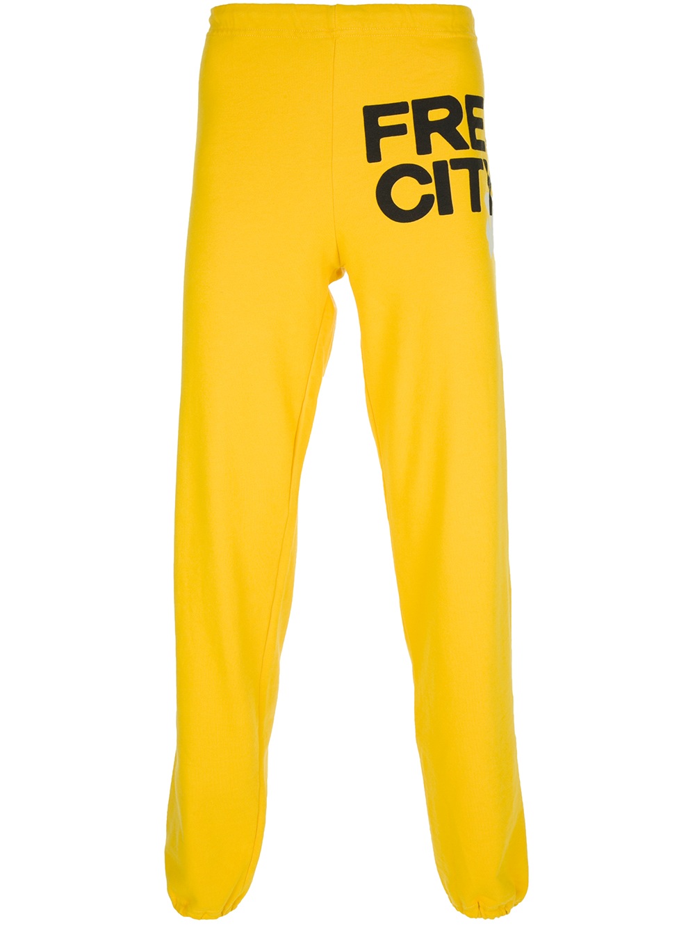 yellow fleece sweatpants