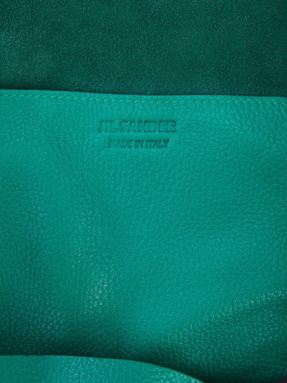 Jil Sander Leather Market Bag in Emerald (Green) Lyst