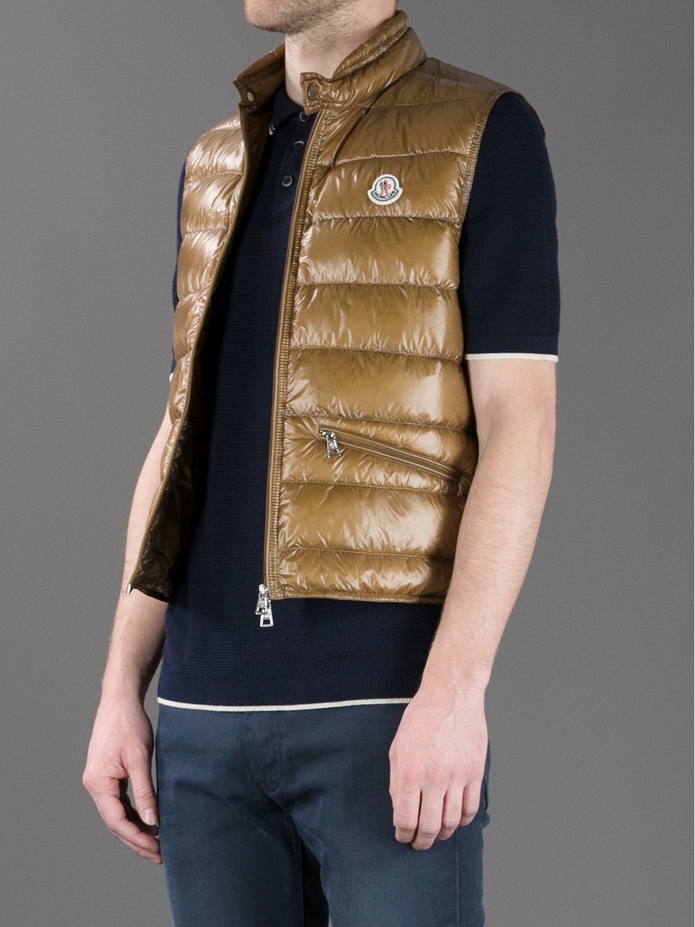 moncler Gilets BEIGE moncler Gilets BEIGE