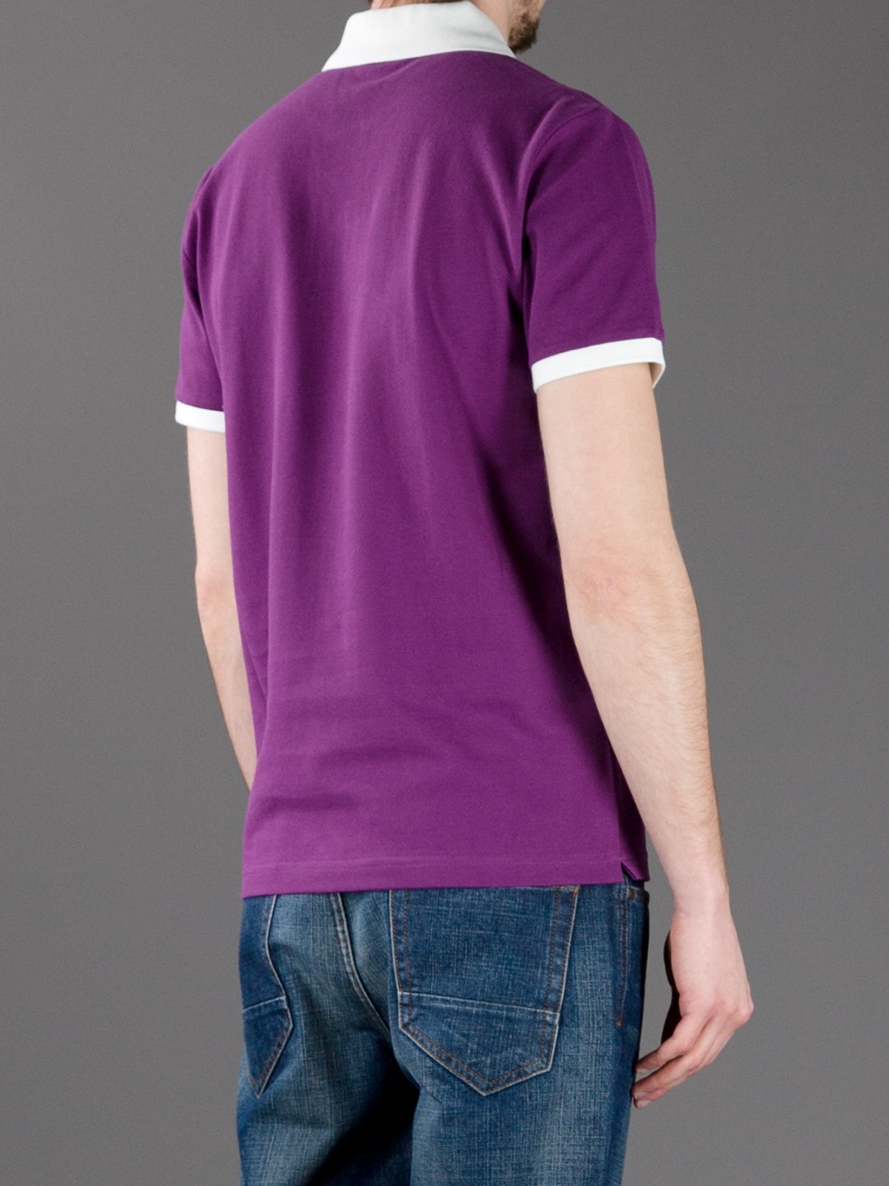 moncler polo purple