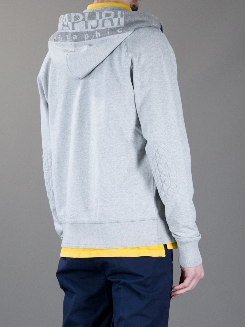 Napapijri Goryn Summer Hoodie in Grey (Gray) for Men - Lyst