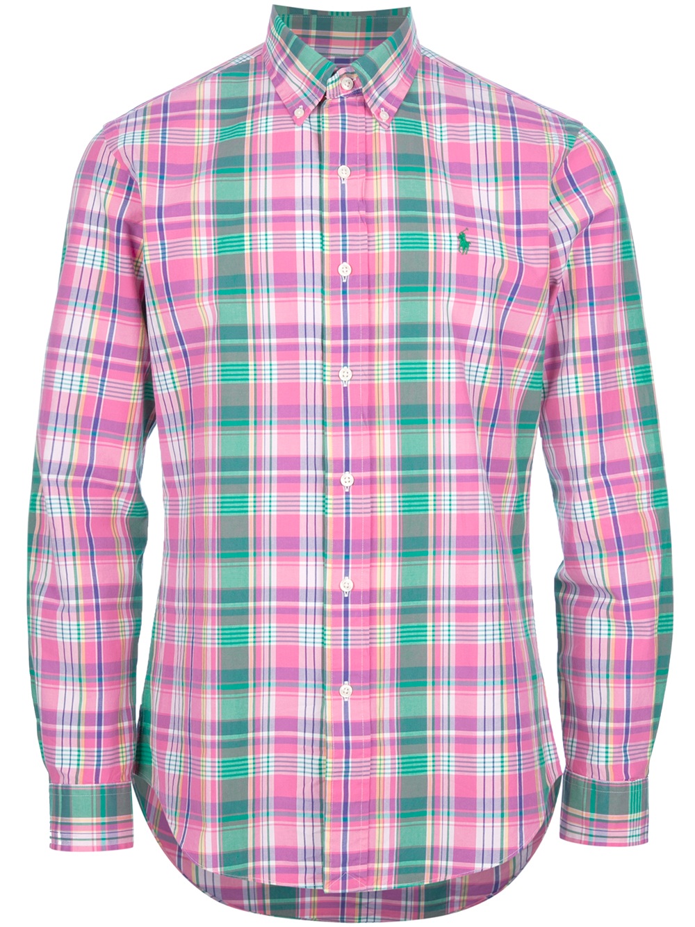 slag eksperimentel gøre ondt Polo Ralph Lauren Plaid Shirt in Pink for Men | Lyst