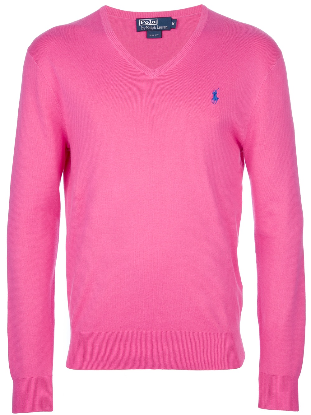 Polo ralph lauren V-Neck Sweater in Pink for Men | Lyst