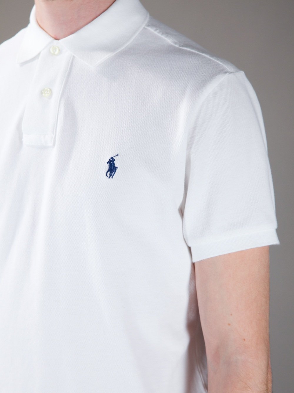Polo Ralph Lauren Polo Shirt in White for Men | Lyst