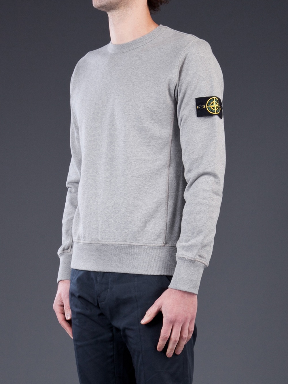 Stone Island Grey Sweatshirt Store, SAVE 58% - raptorunderlayment.com