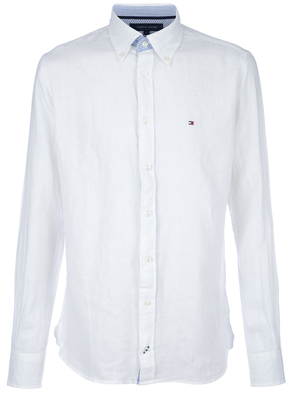 tommy hilfiger white button up