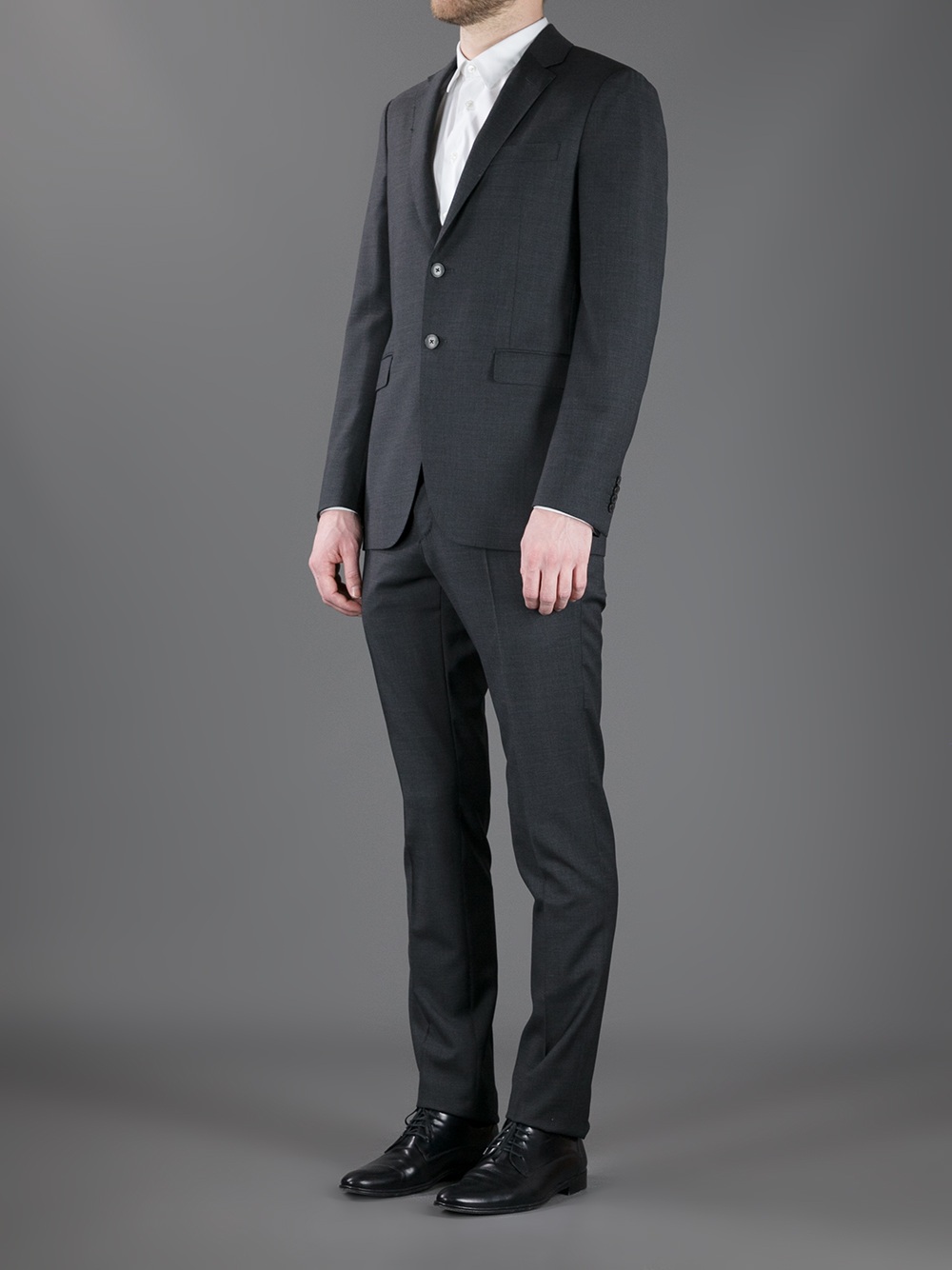 Lyst Valentino Two Piece Suit in Gray for Men