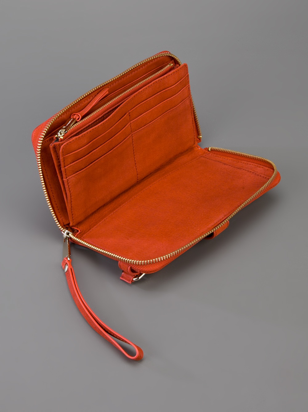 Vanessa Bruno Wrist Strap Clutch Bag in Red Lyst