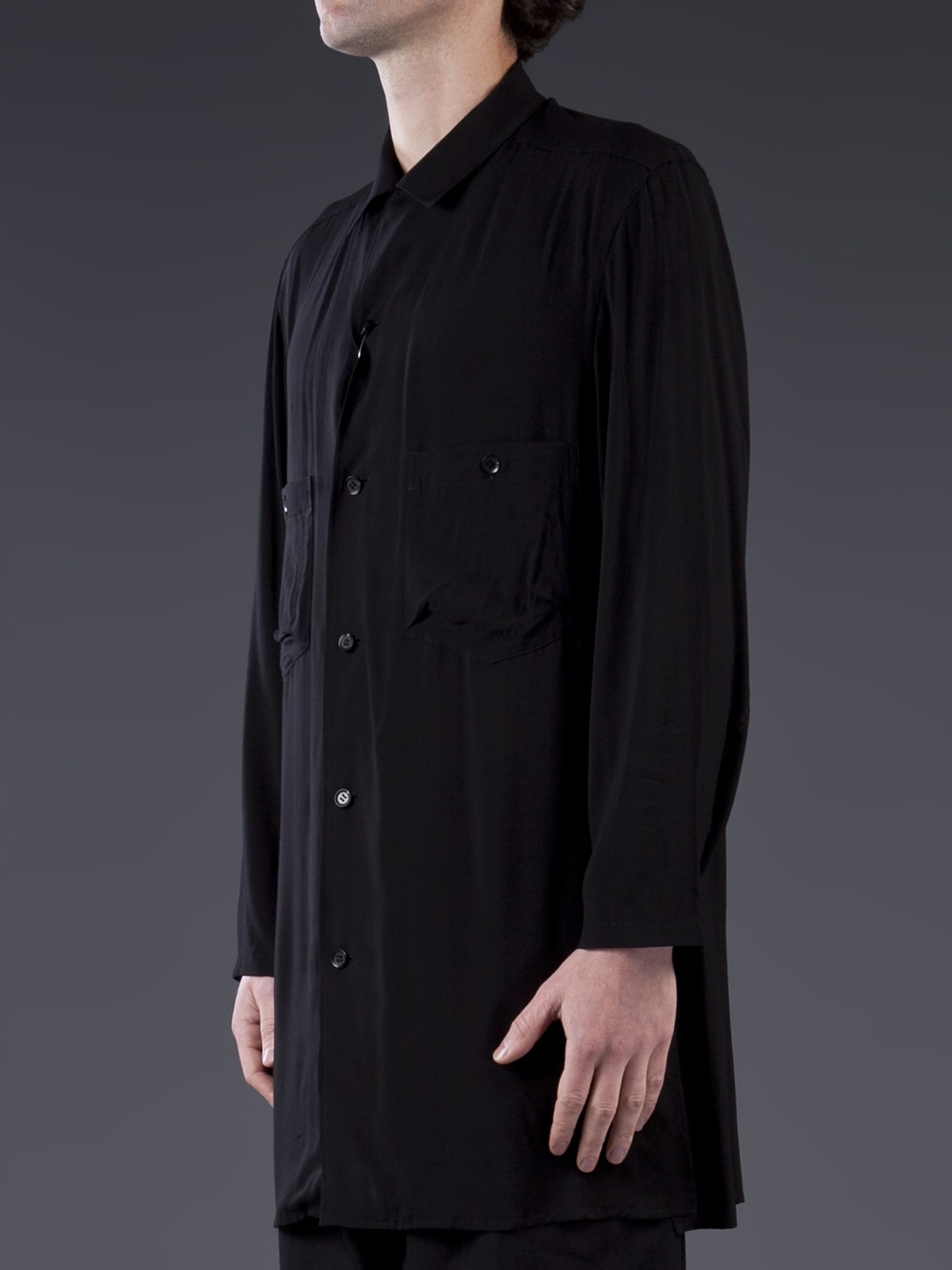 Yohji Yamamoto Long Sleeve Shirt in 