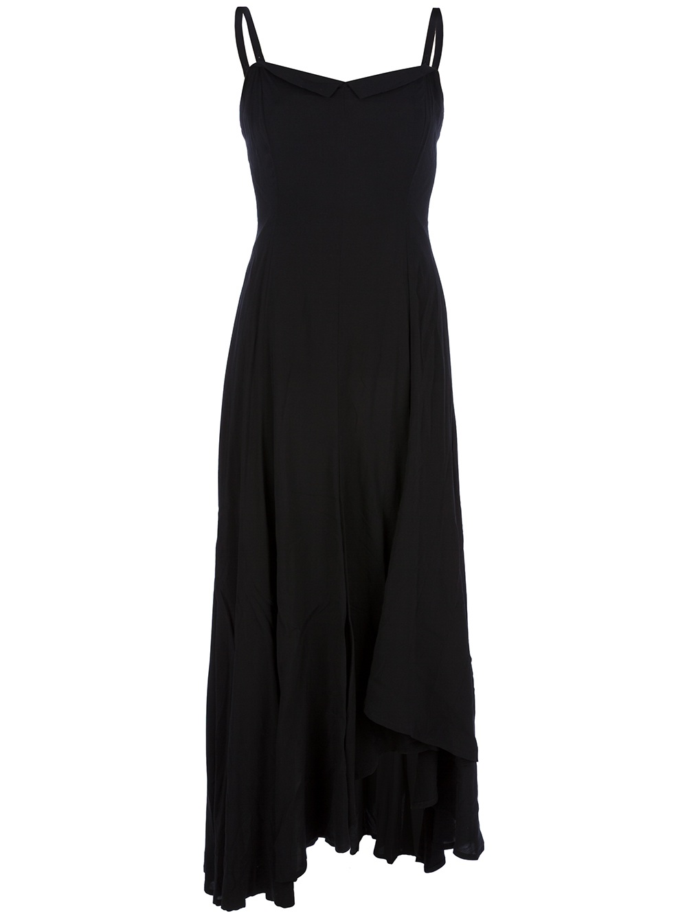 Lyst - Yohji Yamamoto Strappy Dress in Black