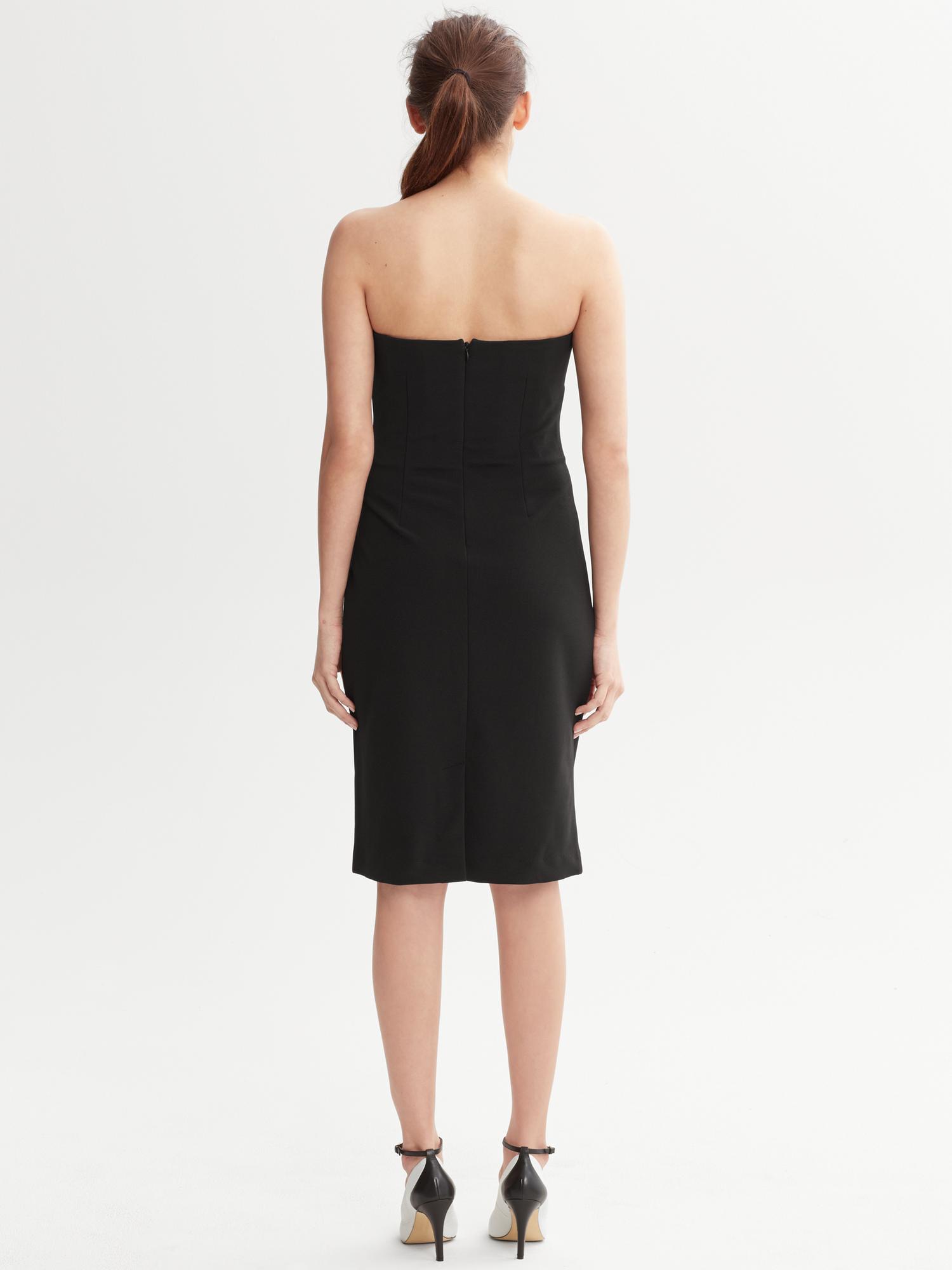 banana republic strapless dress