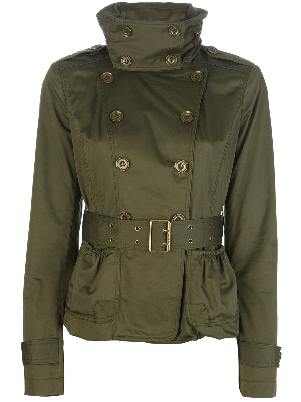 Short green coat Clearance