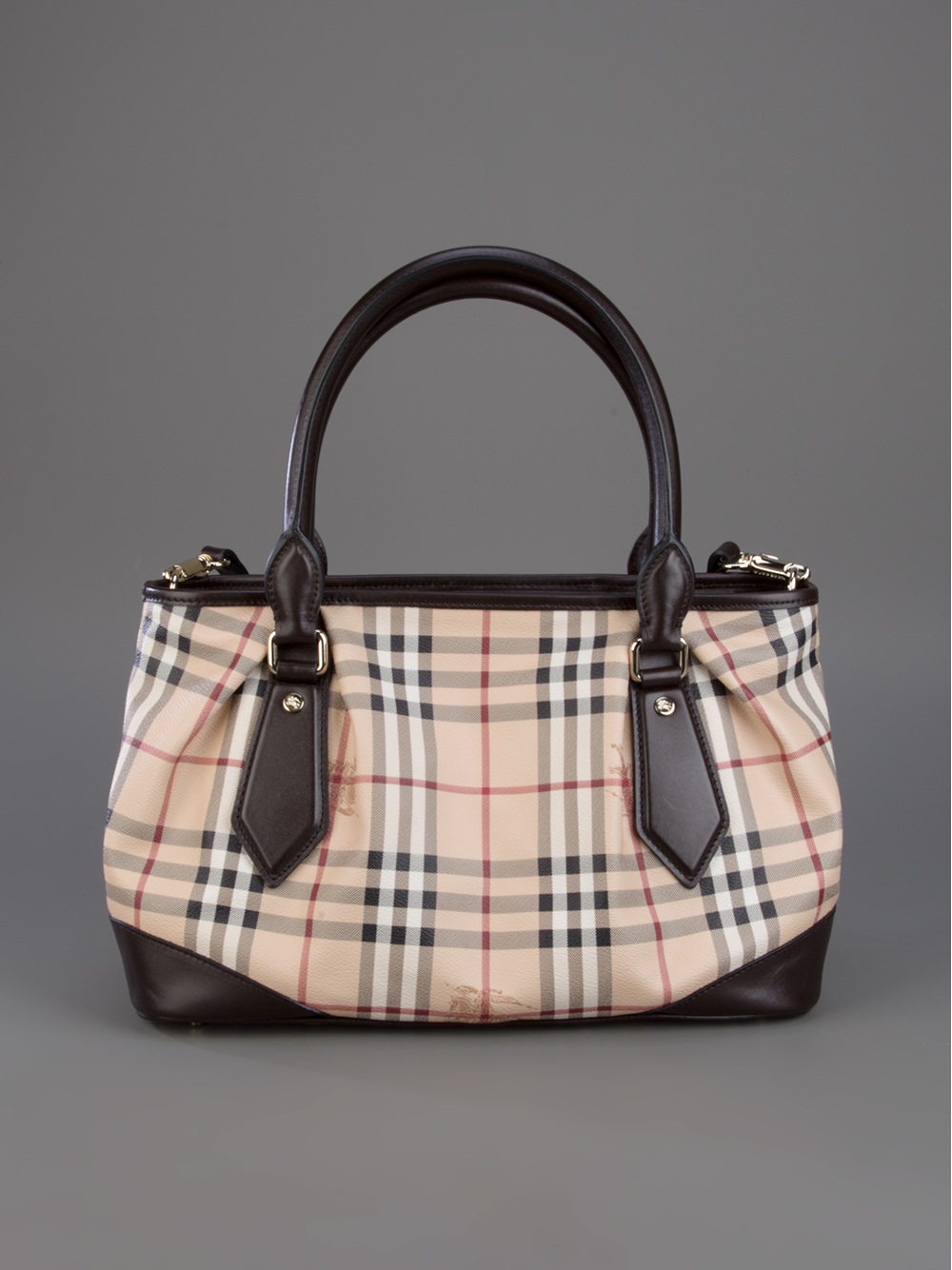 Burberry Tote Bag in Brown (Natural) - Lyst