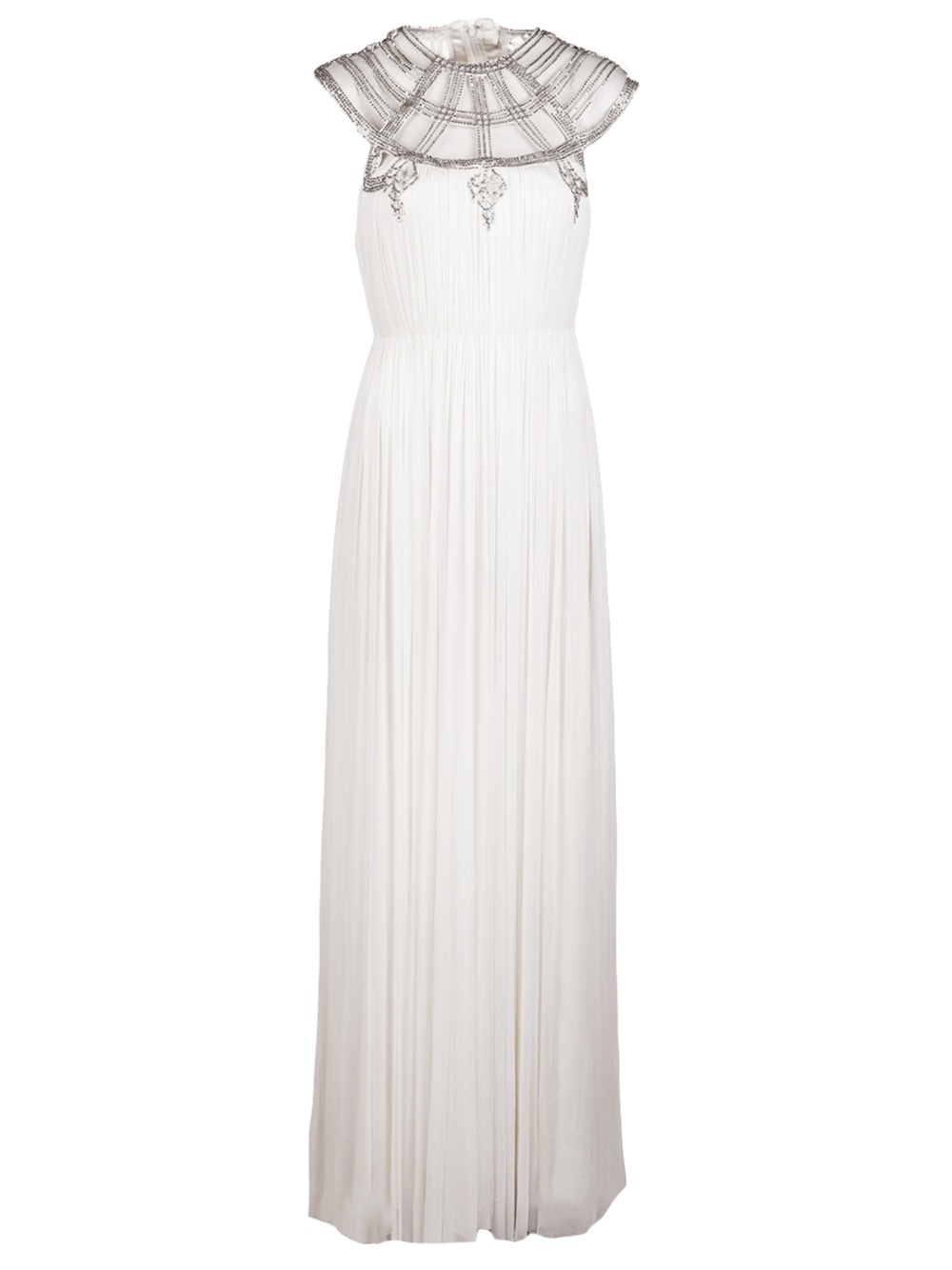 Lyst - Catherine Deane Mona Bead Yoke Gown in White