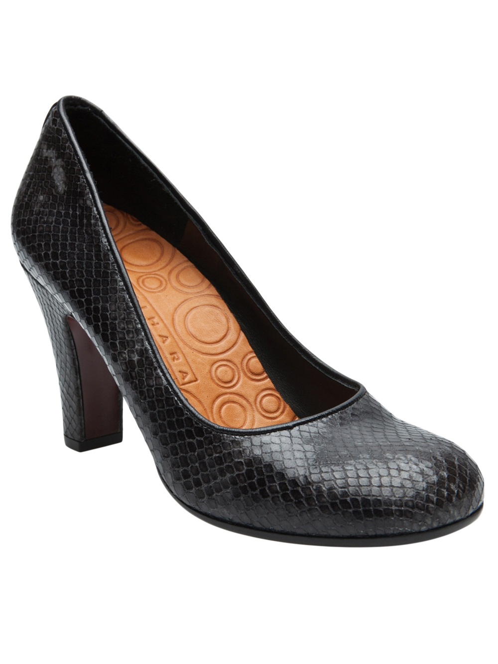 Lyst - Chie Mihara Quiara Python Pump in Black