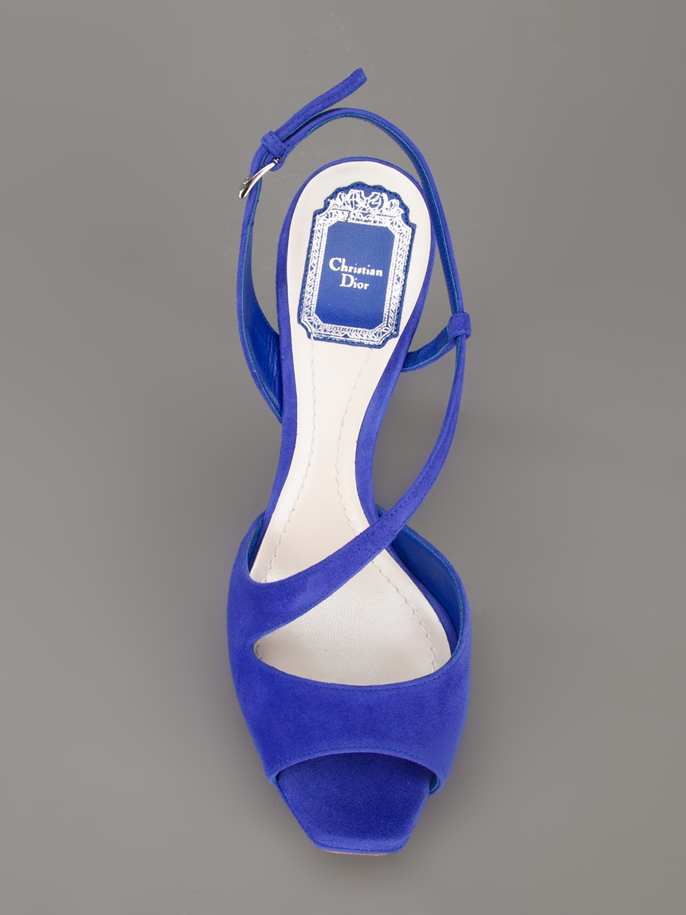 christian dior sandals navy blue