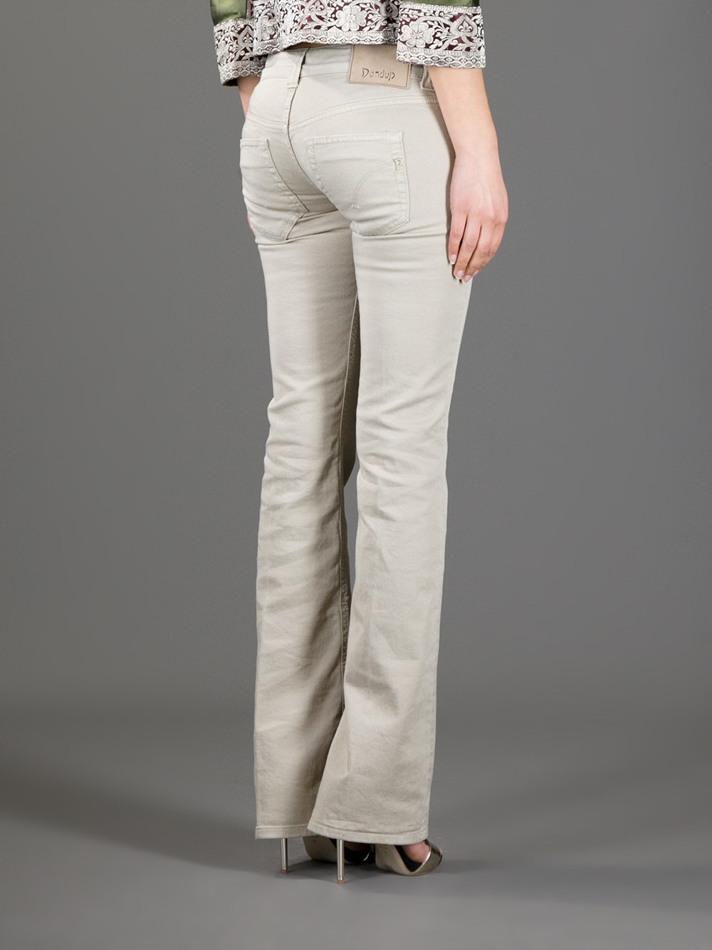 Dondup Bootcut Jean in Beige (Natural) Lyst