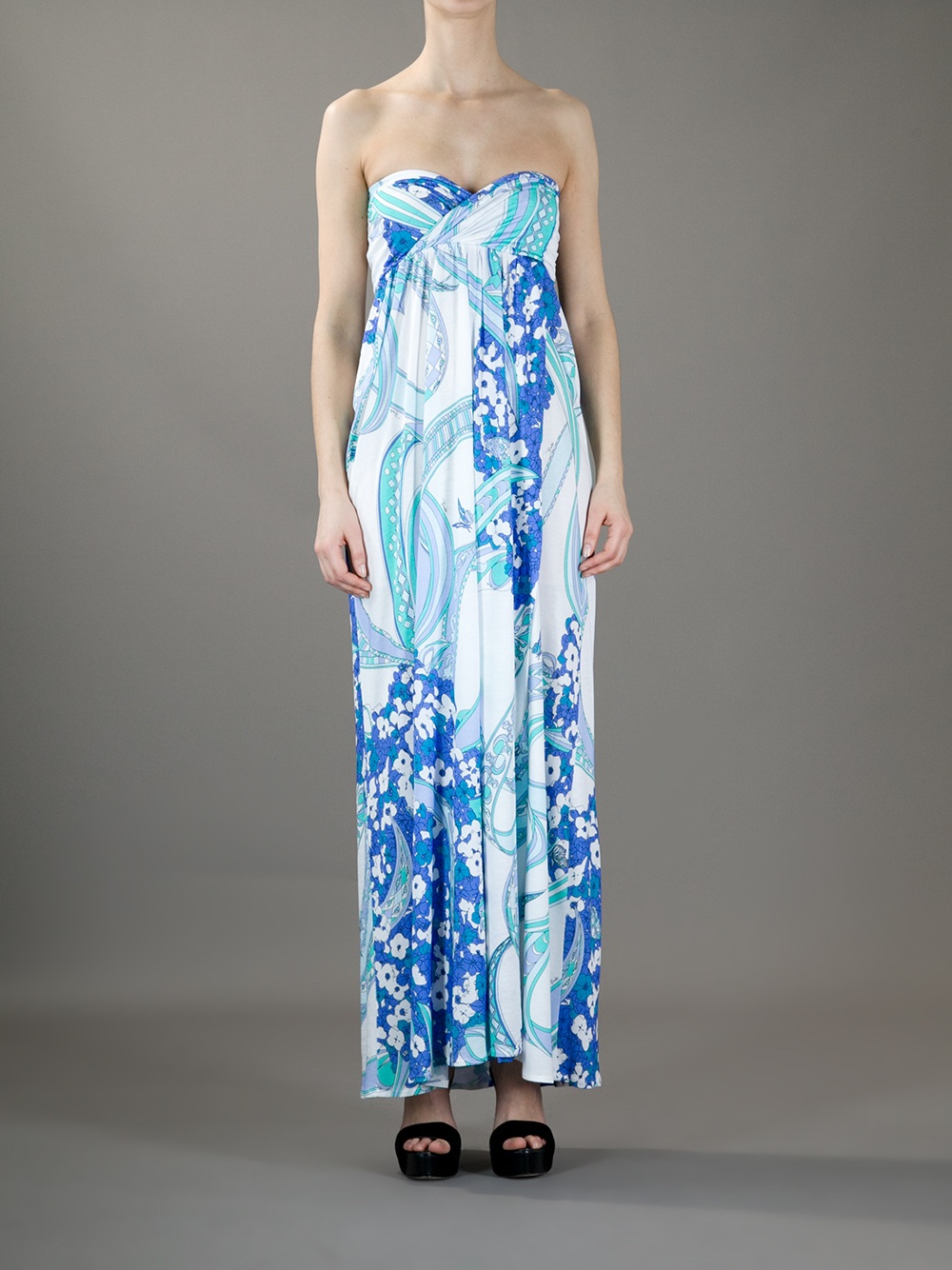 emilio pucci blue dress