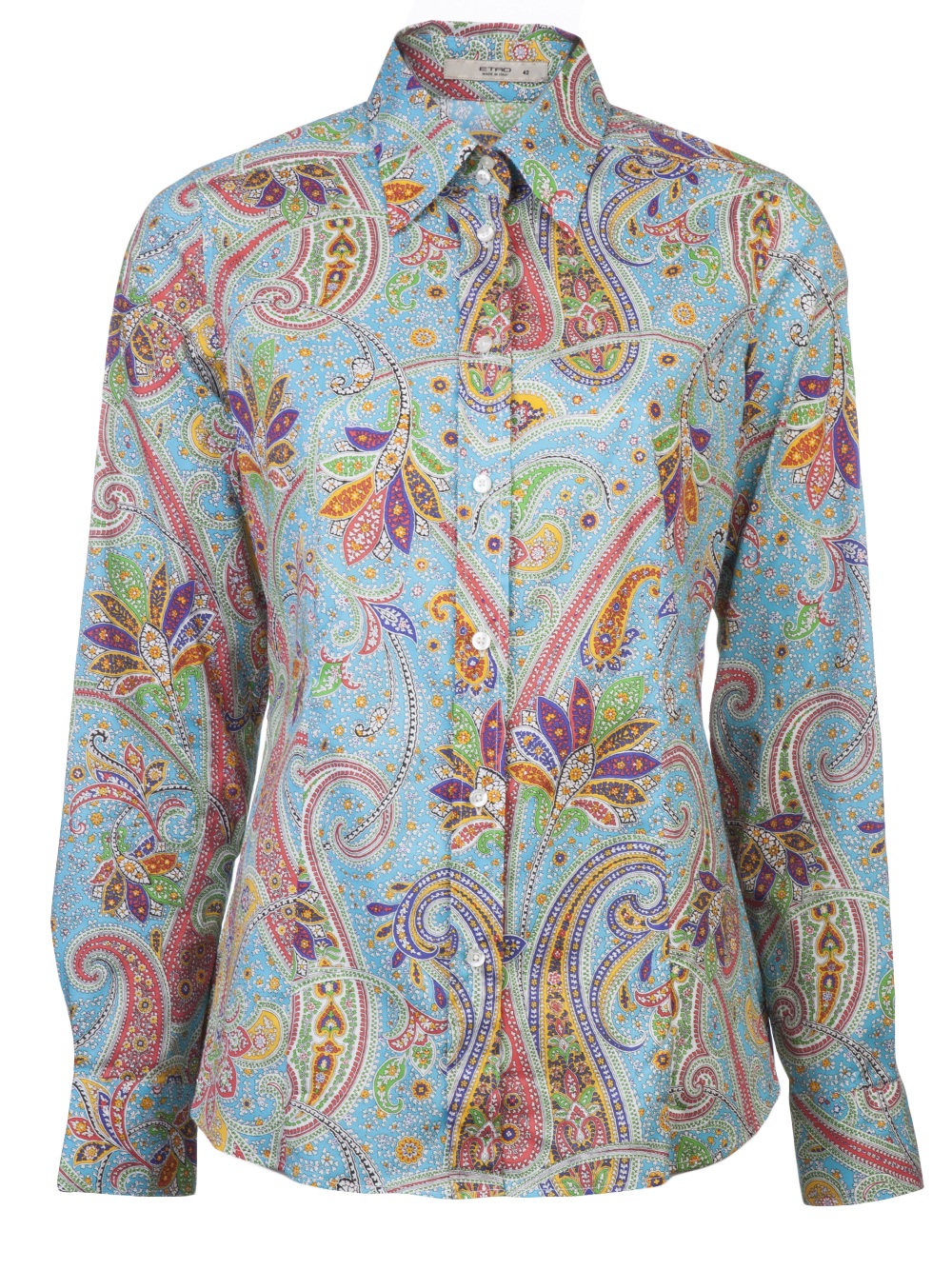 Etro Paisley Shirt in Blue - Lyst