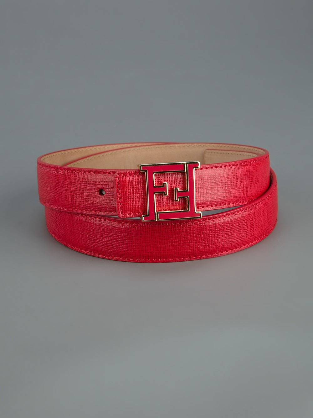 Fendi Belt in Red | Lyst