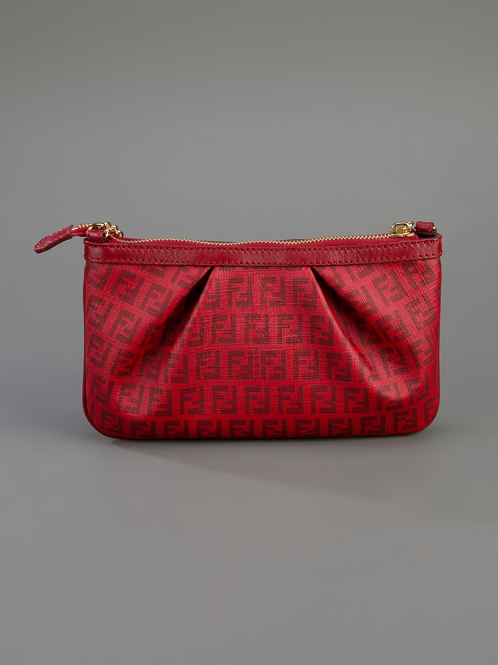 Fendi Monogram Chain Bag in Red Lyst