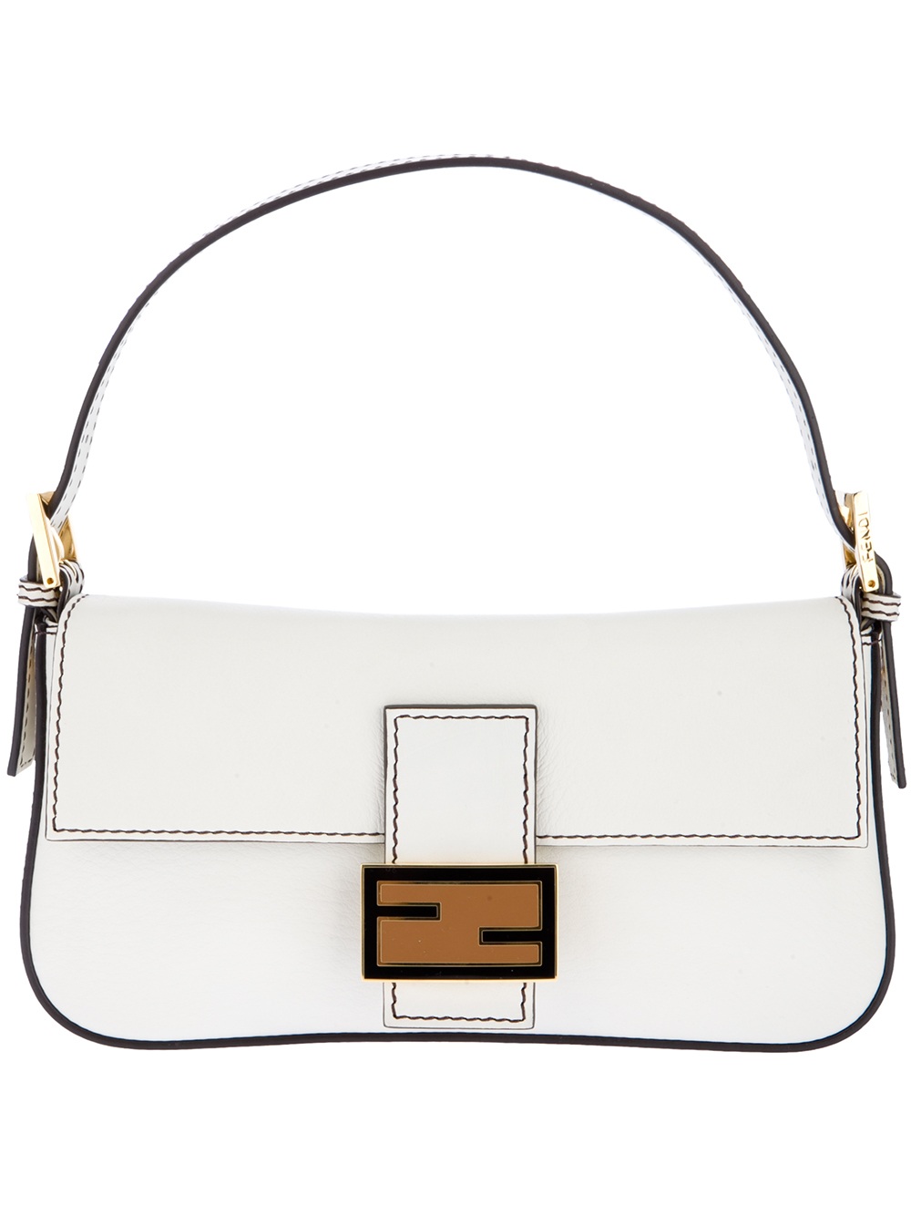 Fendi Baguette Shoulder Bag in White Lyst