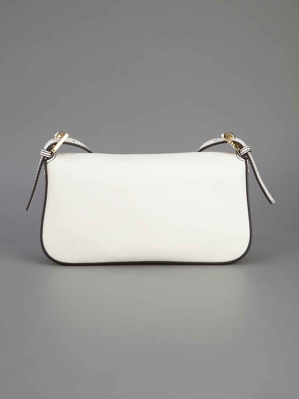 Fendi Baguette Shoulder Bag in White - Lyst