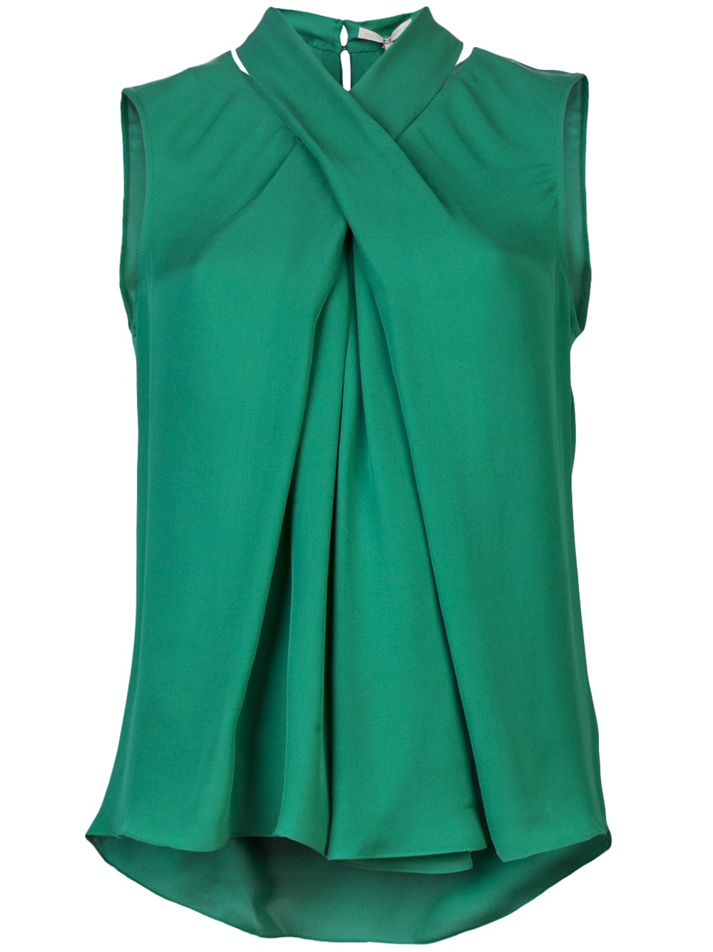 Halston Sleeveless Top in Emerald (Green) - Lyst